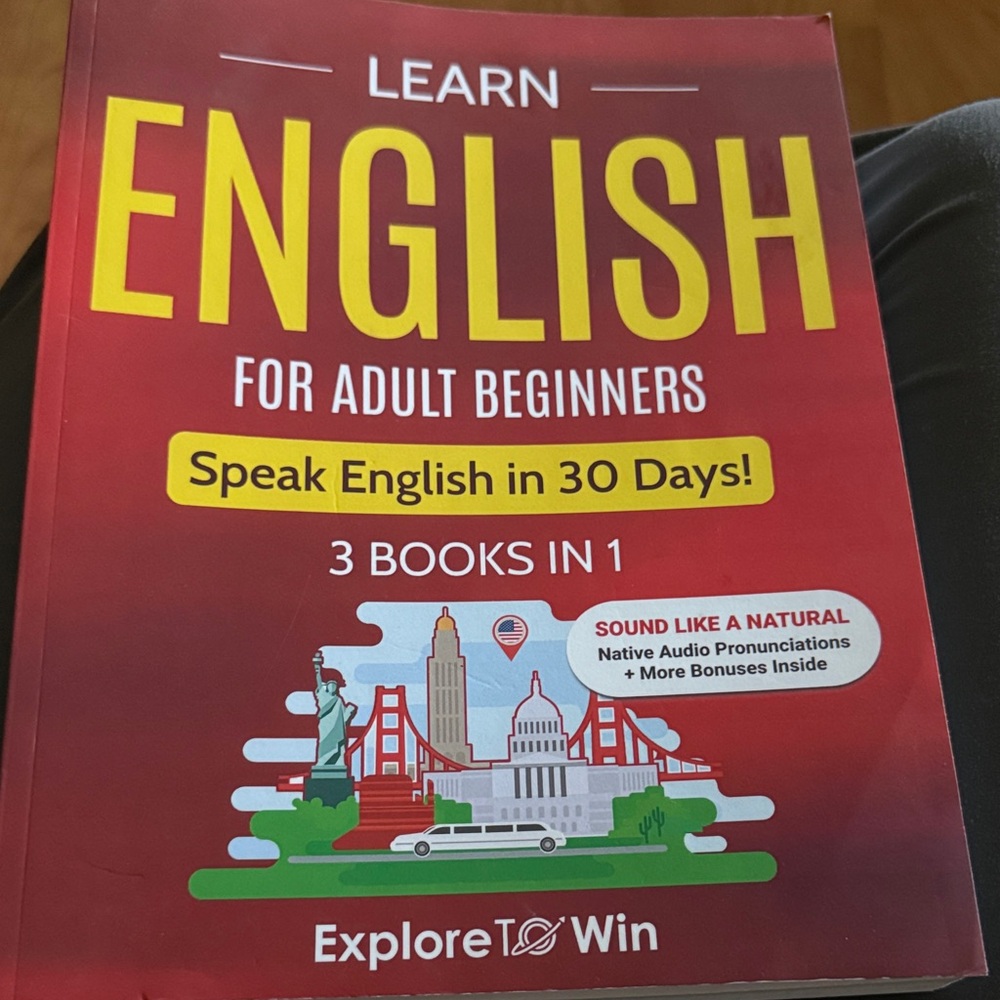 Learn English for Adult Beginners Book. NEW